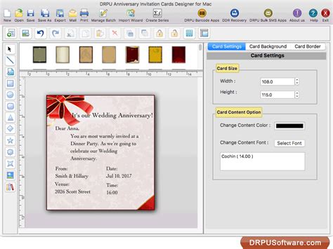 Computer programs for making invitations